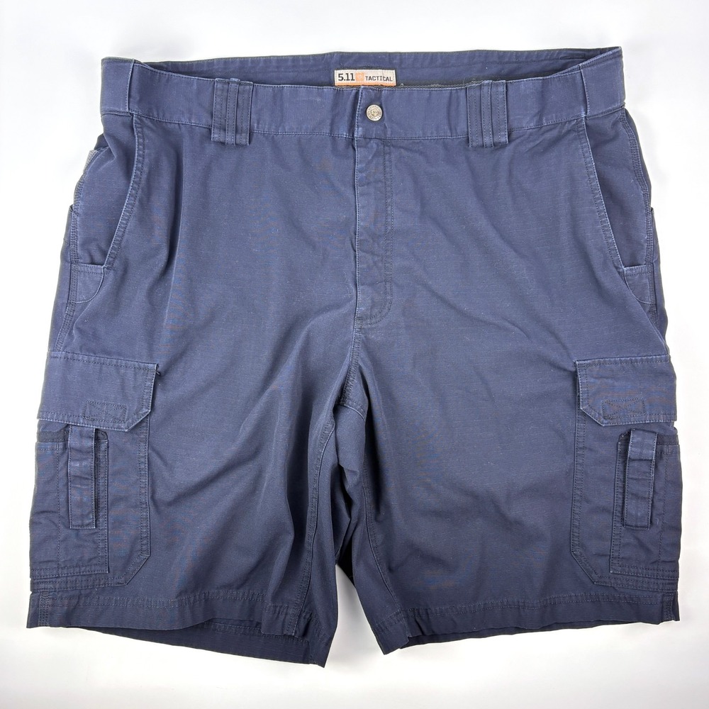 5.11 Tactical Taclite EMS Cargo Shorts‎ Mens Sz 44 Navy Blue Comfort Waistband